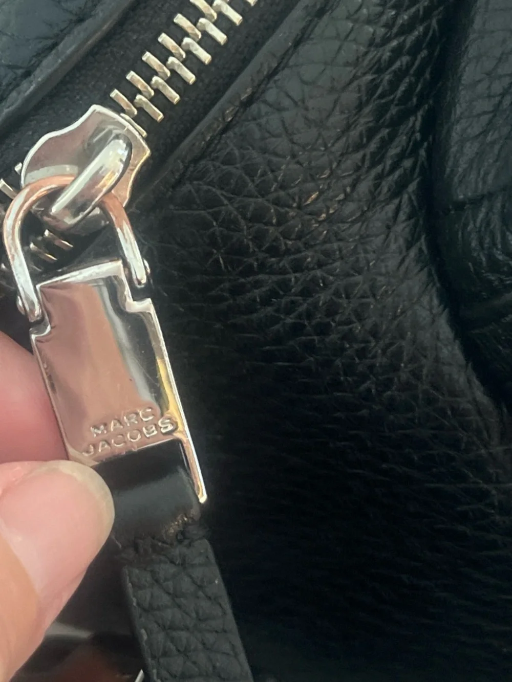 Marc Jacobs Black Leather Crossbody Belt Bag